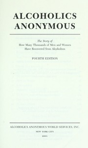 The Big Book of Alcoholics Anonymous